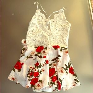 NWOT - Cute Floral Romper